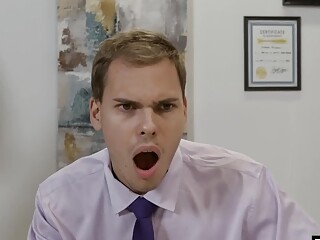 Latin tgirl boss fuck both her employees Shemale Porn