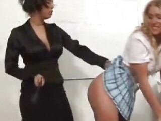 Jasmine is trying to teach a lession to her student about being a slut