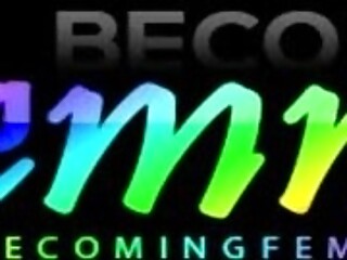 sissy in lingerie gets BWC