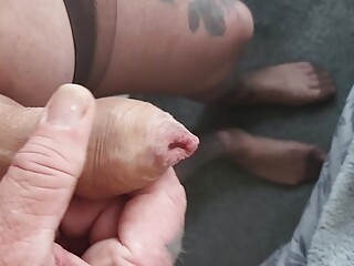 I love stroking my sissy cock